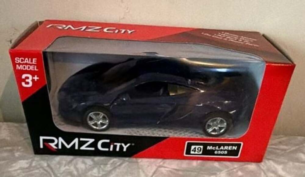 RMZ City McLaren 650S Diecast Model Car Blue